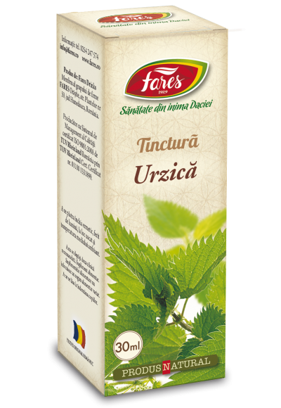 Tinctura urzica 30ml - FARES