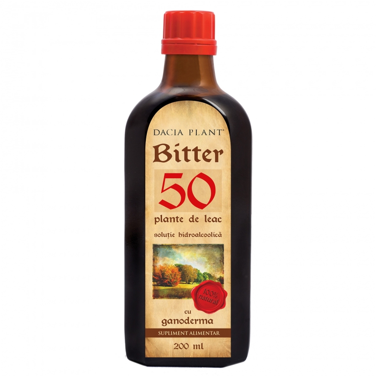 Bitter 50plante ganoderma 200ml - DACIA PLANT