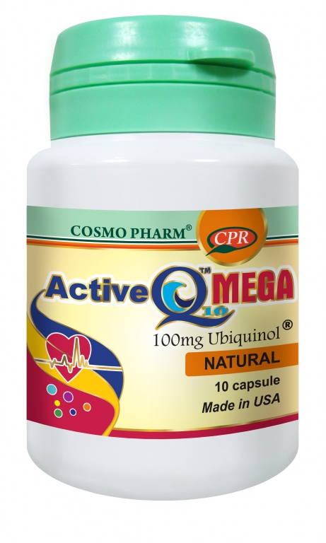 Active Q10 mega 100mg ubiquinol 10cps - COSMO PHARM