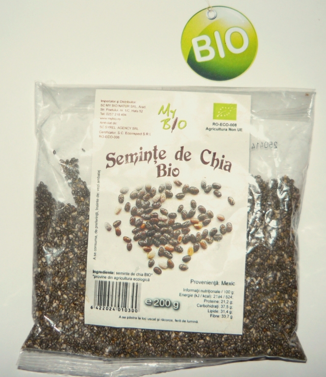 Seminte chia eco 200g - MY BIO