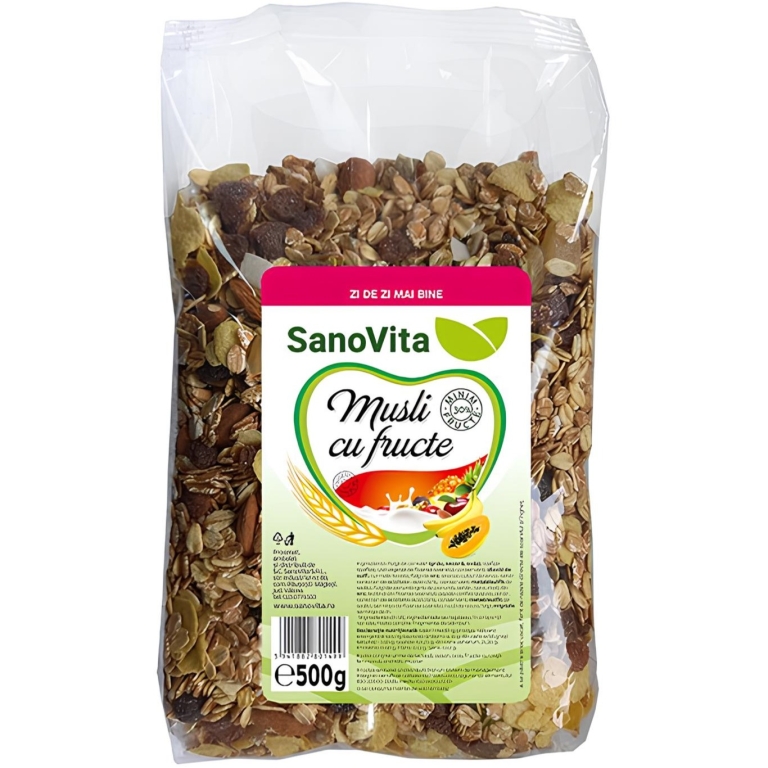 Musli fructe 500g - SANOVITA