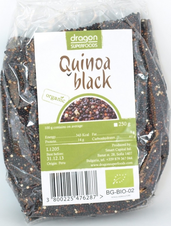 Quinoa neagra boabe eco 250g - SMART ORGANIC