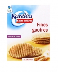 Gaufre fine grau fara zahar 140g - KARELEA