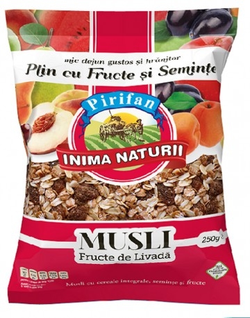 Musli fructe livada seminte 250g - PIRIFAN