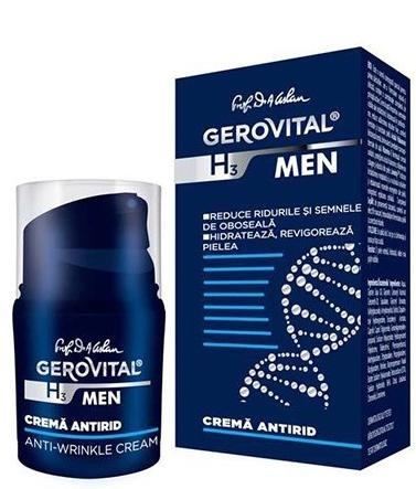 Crema antirid barbati 30ml - GEROVITAL H3 MEN