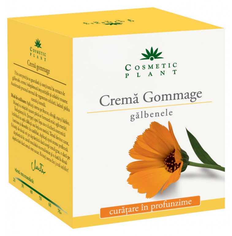 Crema gommage galbenele 50ml - COSMETIC PLANT