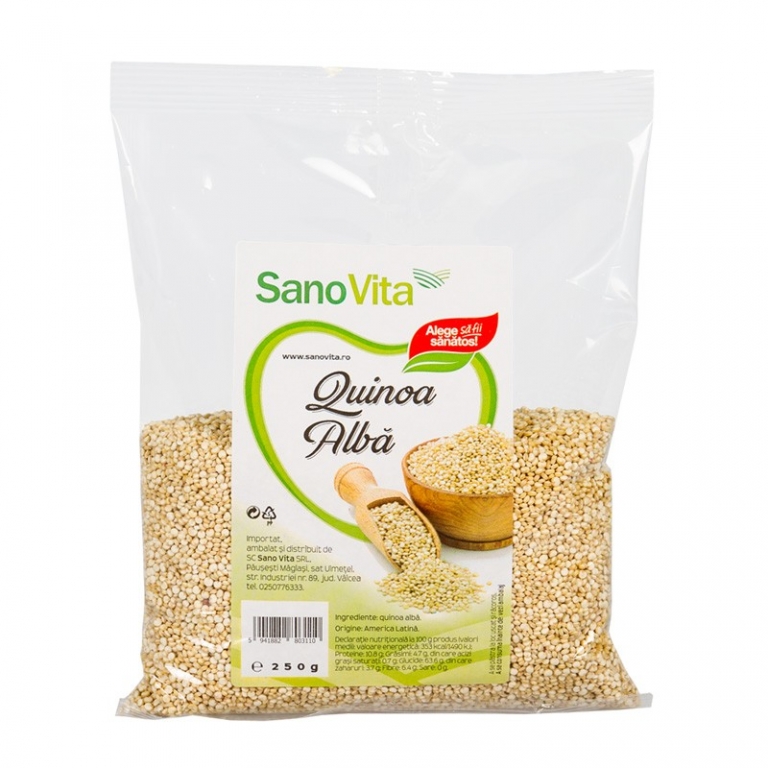 Quinoa alba boabe 250g - SANOVITA