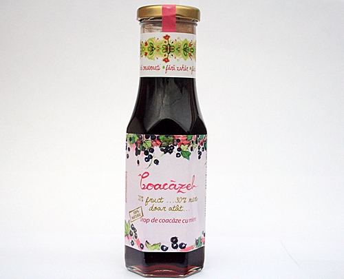 Sirop coacaze negre in miere Coacazel 230ml - PRISACA