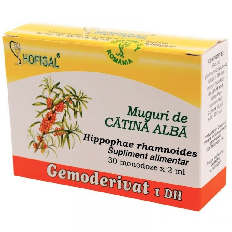 Gemoderivat catina alba muguri 30x1,5ml - HOFIGAL