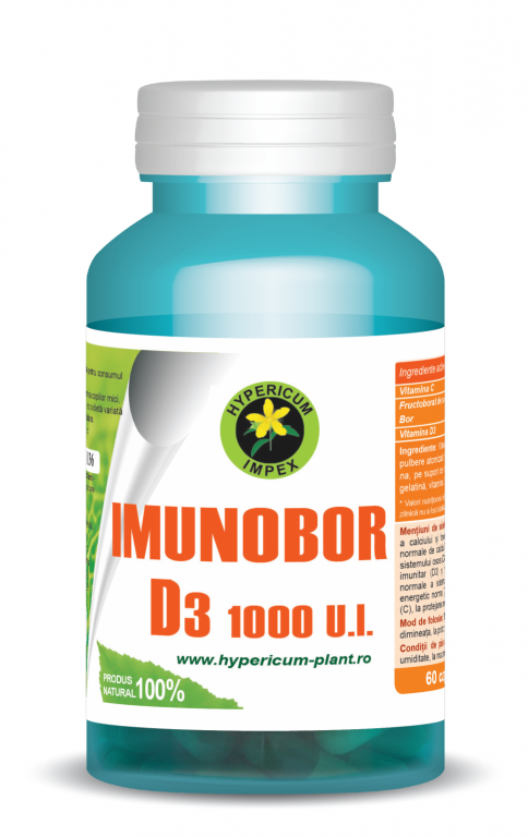 Imunobor D3 1000mg 60cps - HYPERICUM PLANT