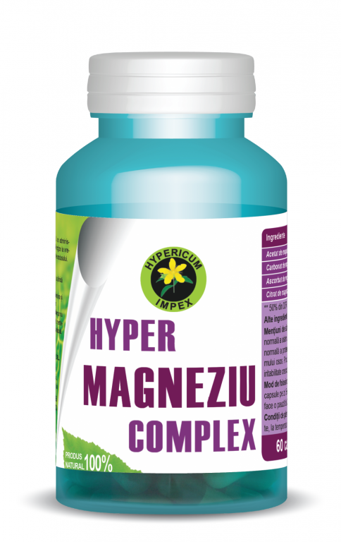 Hyper magneziu complex 60cps - HYPERICUM PLANT