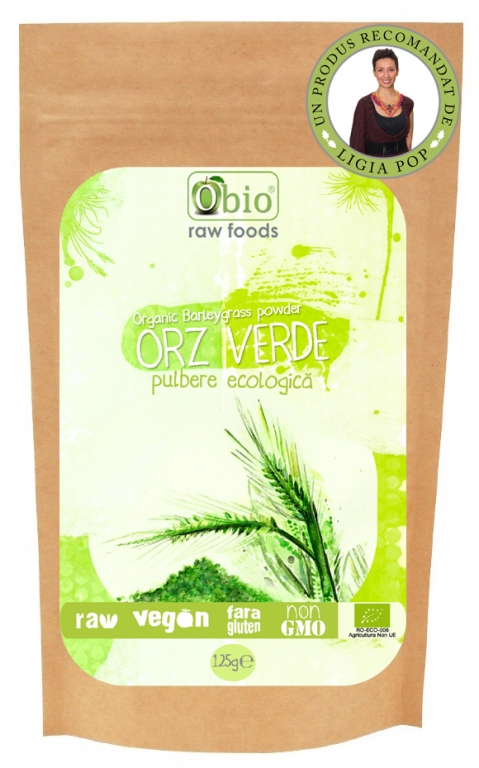 Pulbere orz verde raw eco 125g - OBIO