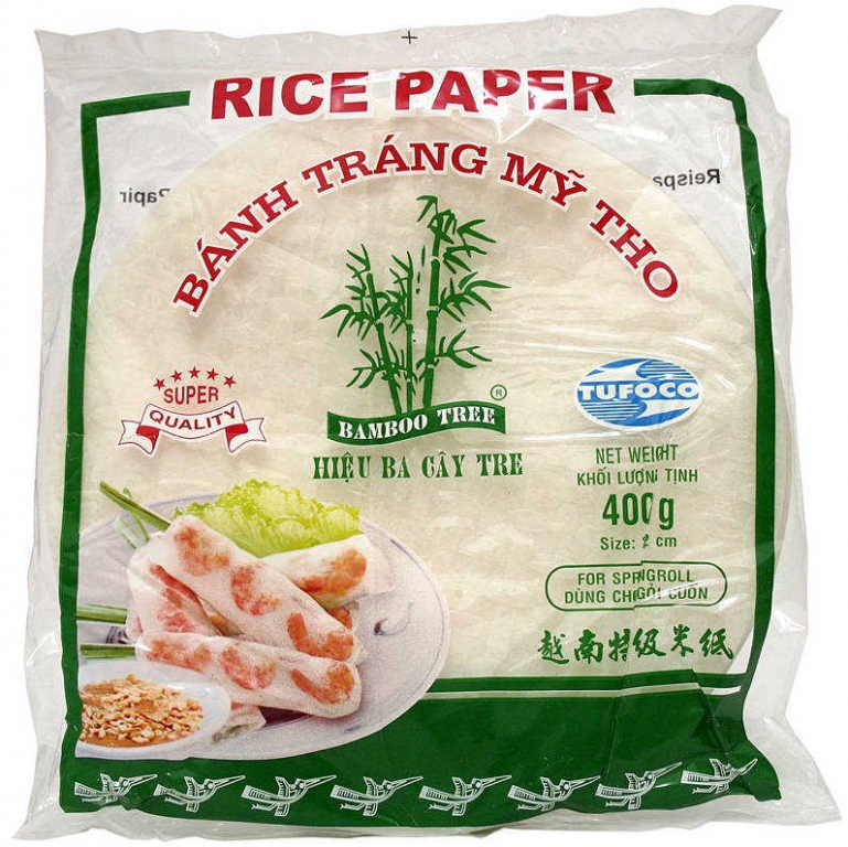 Lipii orez tapioca pt springroll 400g - BAMBOO TREE