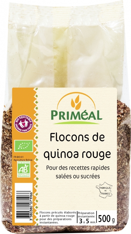 Fulgi quinoa rosie eco 500g - PRIMEAL