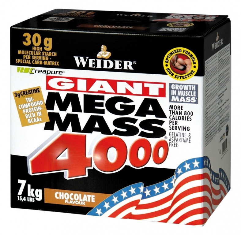 Gigant mega mass 4000 ciocolata 7kg - WEIDER