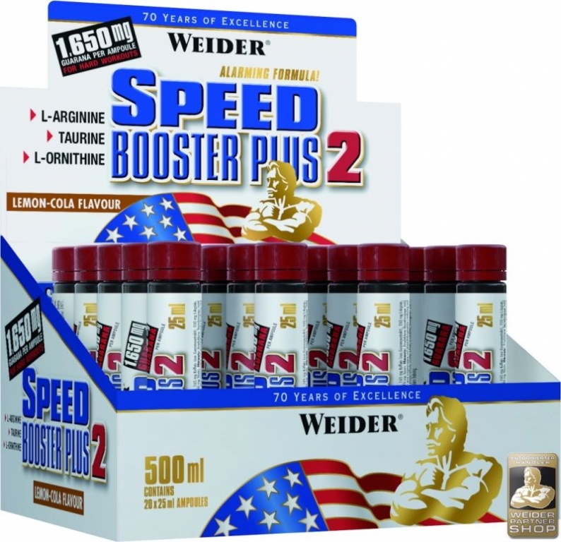 Speed booster plus2 20x25ml - WEIDER