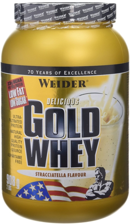 Pulbere proteica zer concentrat Gold stracciatella 908g - WEIDER