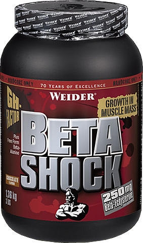 Pulbere proteica zer Beta Shock ciocolata 1,36kg - WEIDER