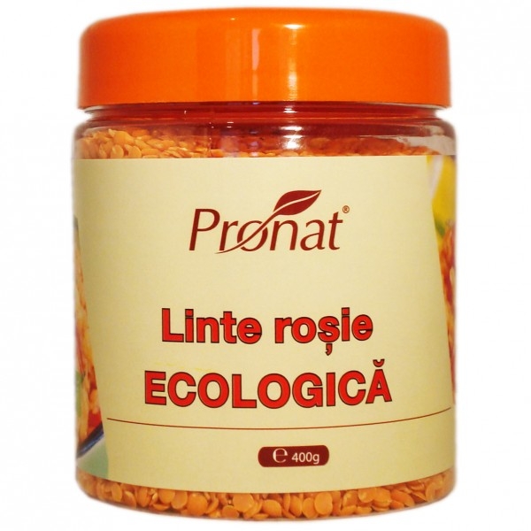 Linte rosie boabe eco 400g - PRONAT