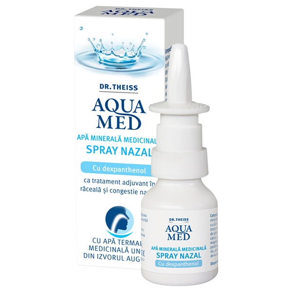 Spray nazal apa termala adulti AquaMed 20ml - DR THEISS