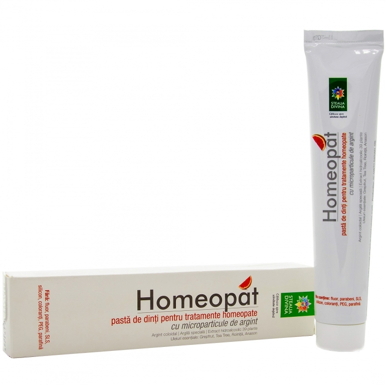 Pasta dinti homeopat Santoral 75ml - SANTO RAPHAEL