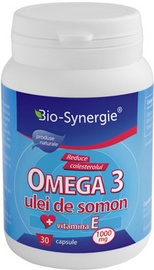 Omega3 ulei somon E 1000mg 30cps - BIO SYNERGIE