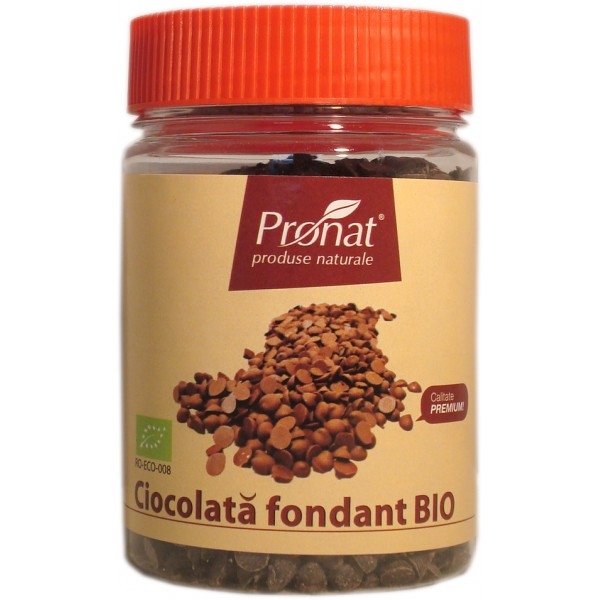 Pastile ciocolata fondant bio 160g - PRONAT