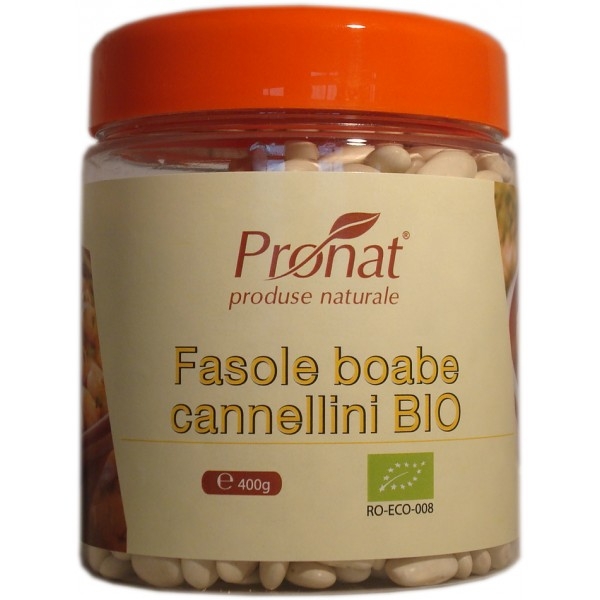 Fasole cannellini boabe eco 400g - PRONAT