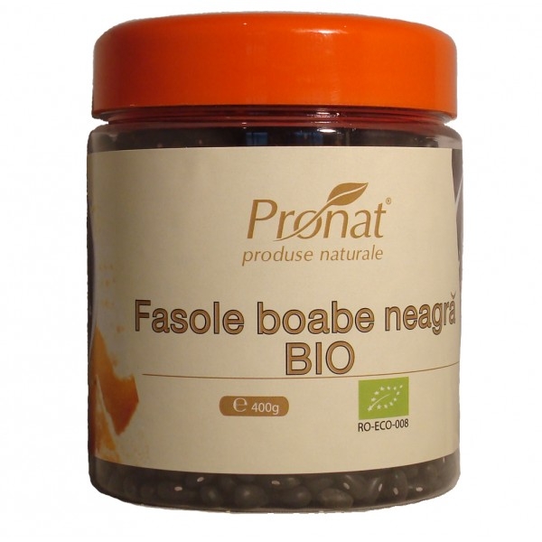 Fasole neagra boabe eco 400g - PRONAT