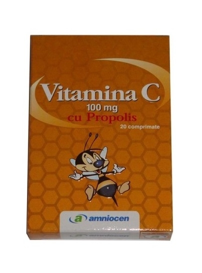 Vitamina C propolis 20cp - AMNIOCEN