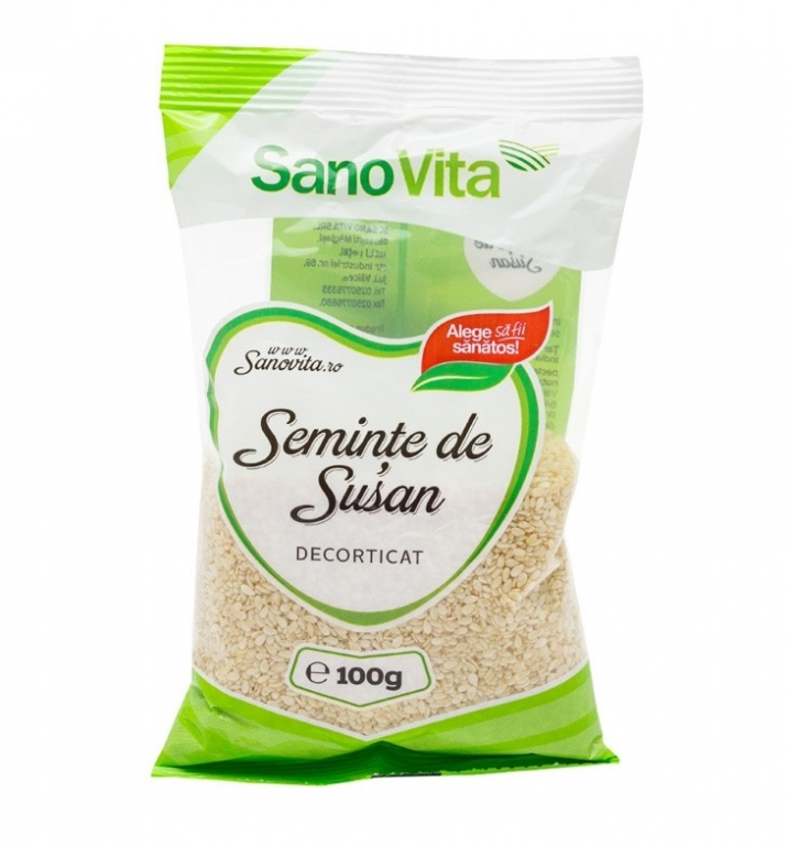 Seminte susan decorticat 100g - SANOVITA