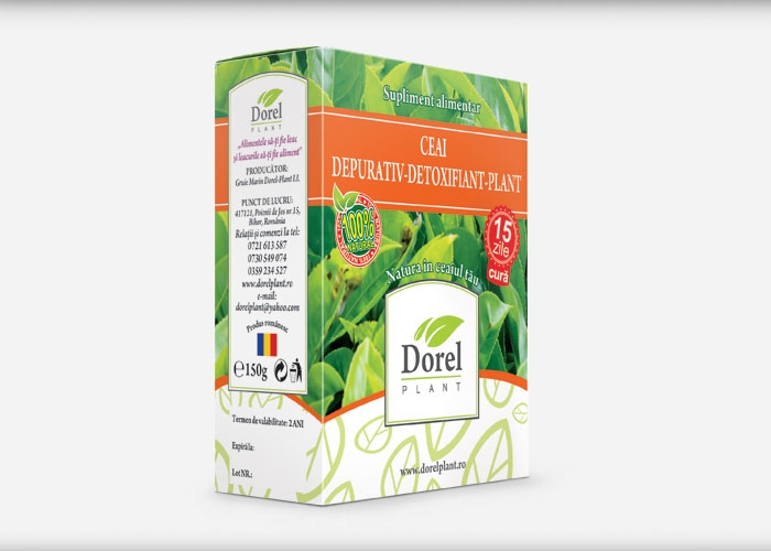 Ceai Depurativ Detoxifiant plant 150g - DOREL PLANT