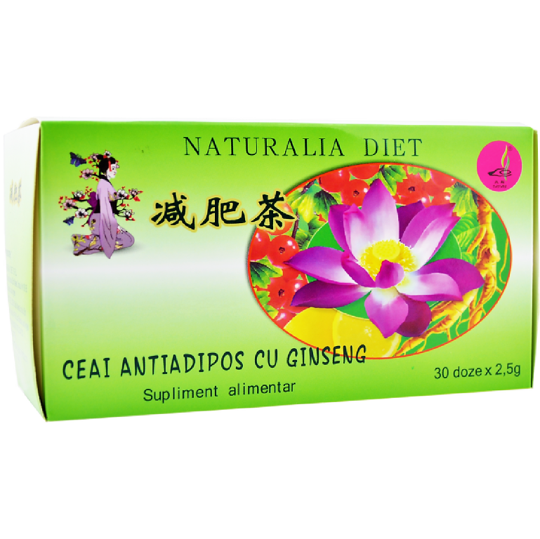 Ceai Antiadipos Ginseng 30dz - Naturalia Diet