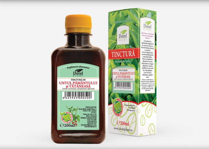 Tinctura untul pamantului tataneasa 200ml - DOREL PLANT