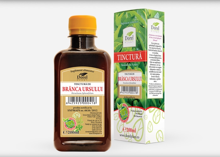 Tinctura branca ursului 200ml - DOREL PLANT