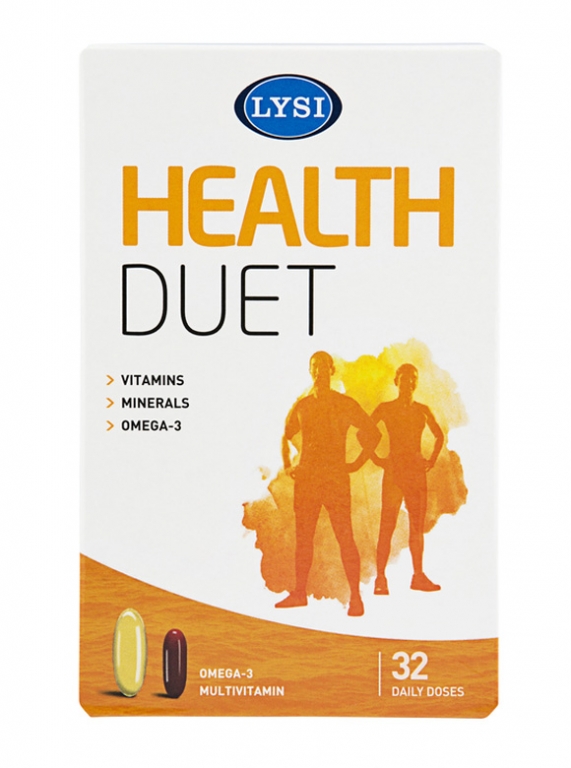 Kit Health duet [omega3+multivitamine minerale] 32+32cp - LYSI