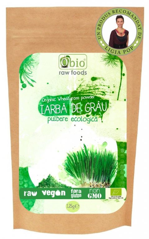 Pulbere iarba grau bio 125g - OBIO