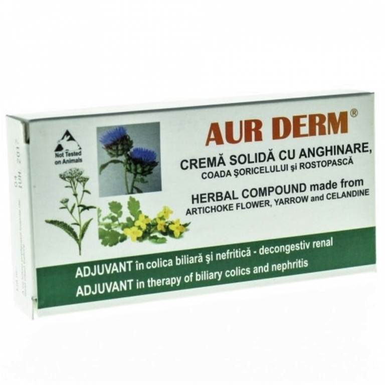 Supozitoare anghinare Aur Derm 6x1,5g - LAUR MED