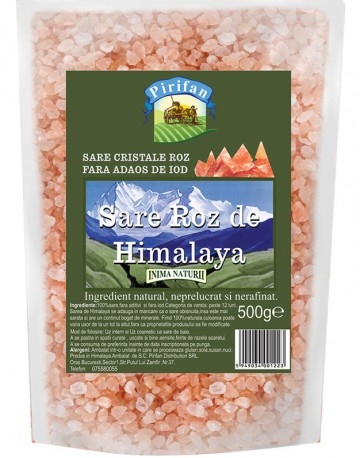 Sare roz cristale Himalaya 500g - PIRIFAN