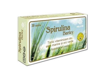 Spirulina orz verde 30cp - AC HELCOR