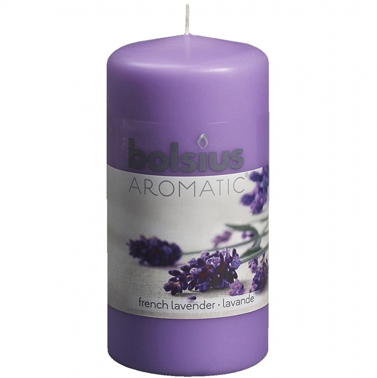 Lumanare parfumata stalp 33h lavanda 260g - BOLSIUS