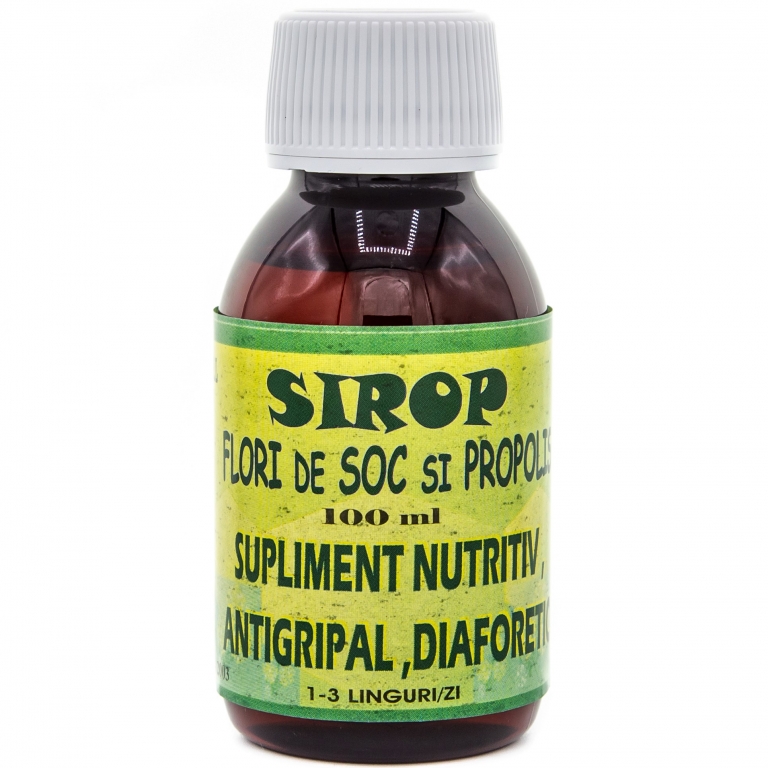 Sirop flori soc propolis 100ml - ELIDOR