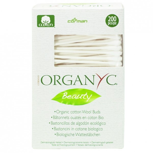 Betisoare urechi bumbac organic adulti 200b - ORGANYC