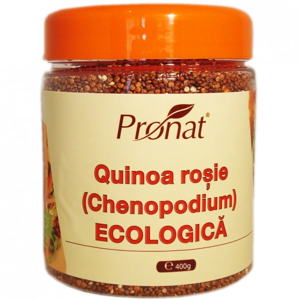 Quinoa rosie boabe eco 400g - PRONAT