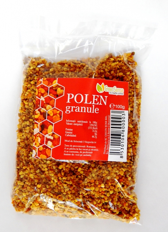 Polen uscat granule 100g - GREEN SENSE