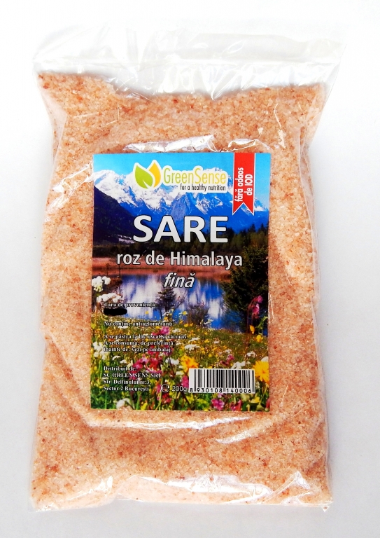 Sare roz fina Himalaya 200g - GREEN SENSE