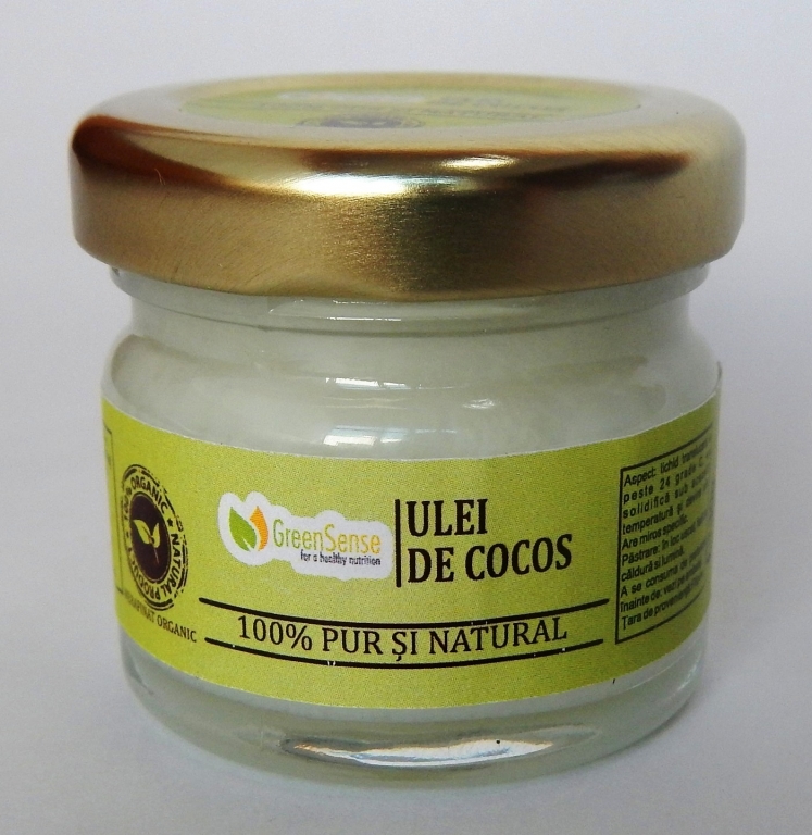 Ulei cocos organic 30ml - GREEN SENSE