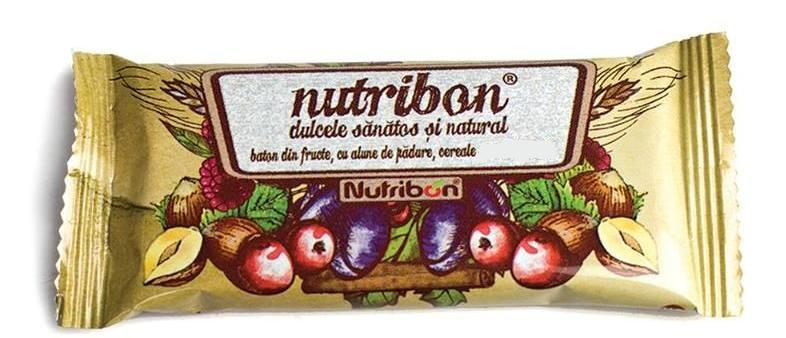 Baton caise alune fara gluten 40g - NUTRIBON