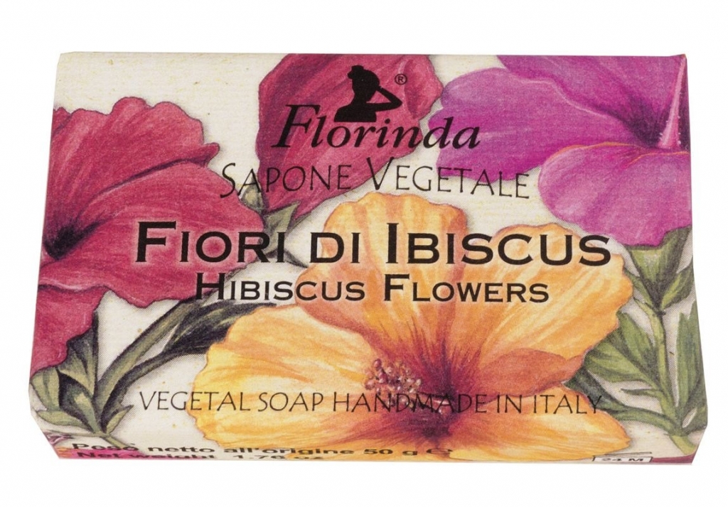 Sapun vegetal Fiori di ibiscus 100g - FLORINDA