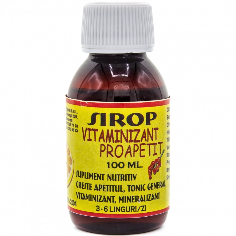 Sirop vitaminizant proapetit 100ml - ELIDOR